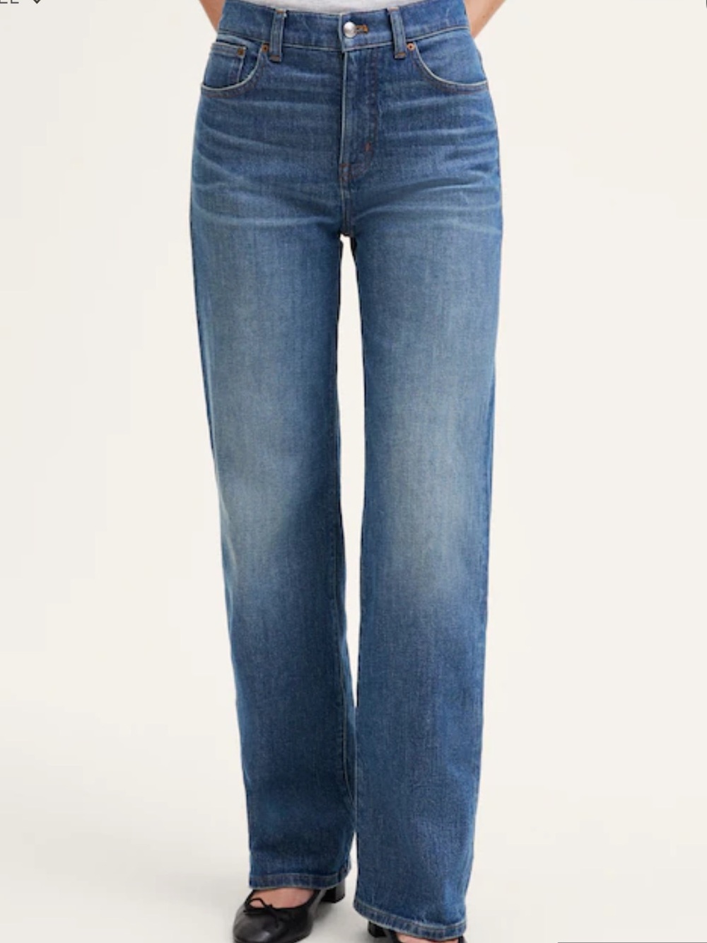 Madewell Perfect Vintage High-Rise Wide-Leg Jeans